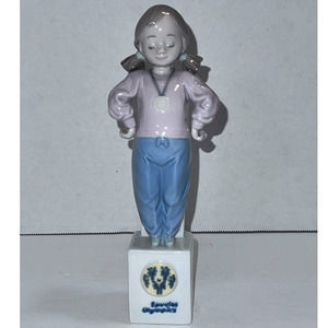 Vintage Lladro 7515 Special Olympics Girl Figurine Special Pride Signed Retired